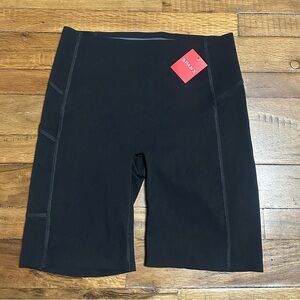SPANX Women's Every Wear Bike Shorts With Small Pocket Very Black Size Small